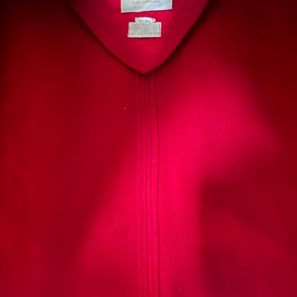 Vintage wool Macton cape /poncho made in Denmark - Picture 3 of 4